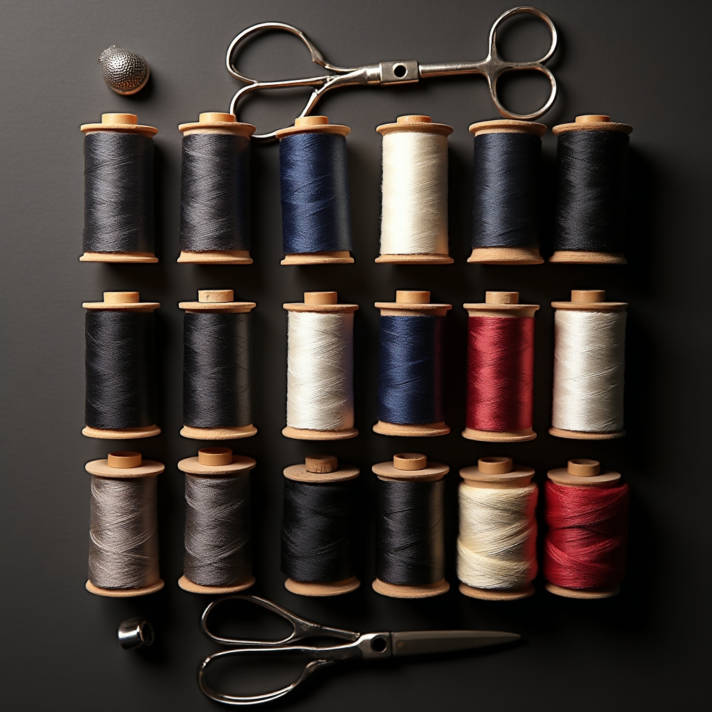 Collezione di filati sartoriali in vari colori e composizioni